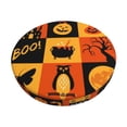 thumbnail image 6 of Uemuo Halloween Banner Symbols Pattern Round Bar Stool Seat Covers Washable Stool Cushion Slipcover Elastic Bar Chair Covers-13 inch, 6 of 7