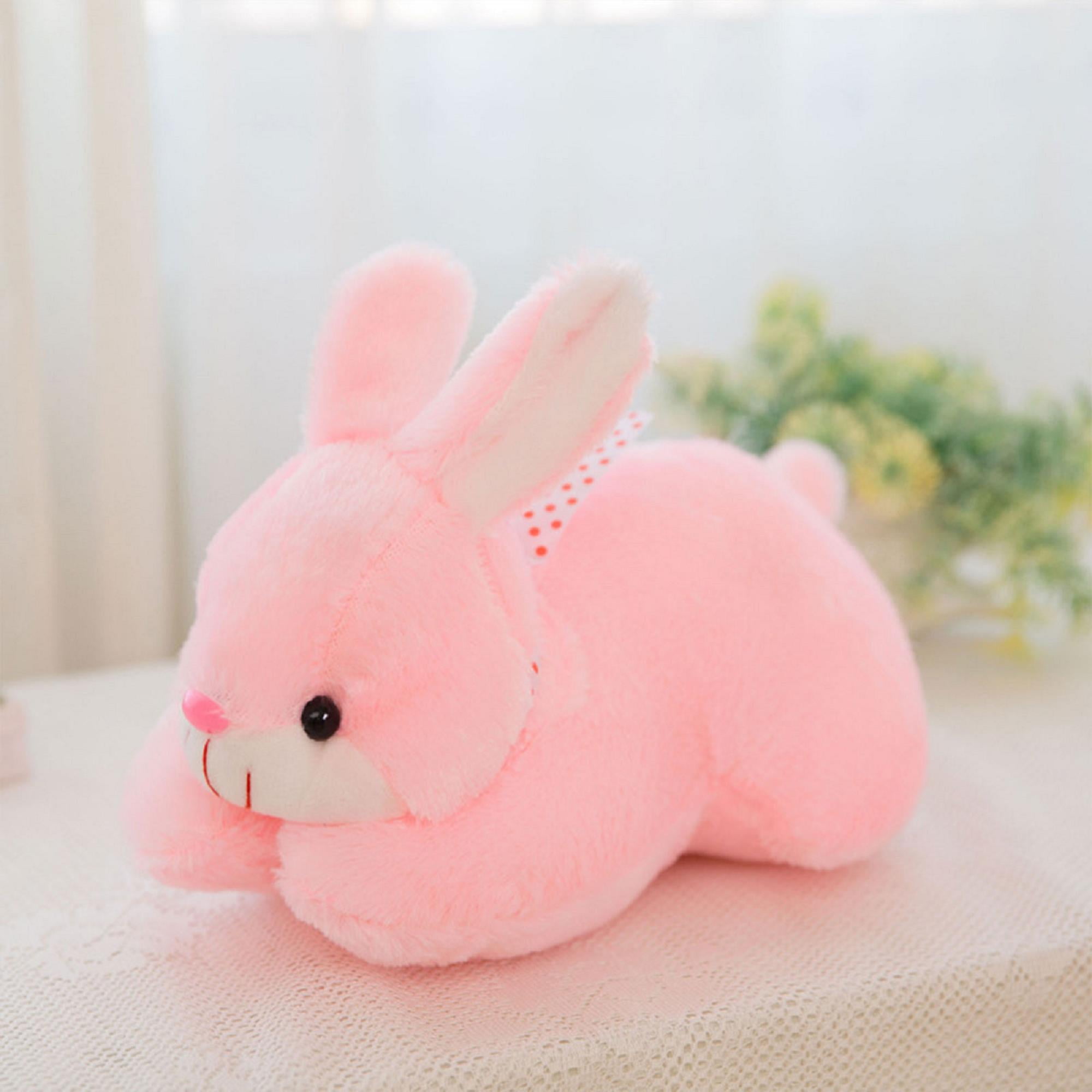 可動式＊fluffy teddy＊Rabbit xiaxaixu Plush Toy, Cartoon Rabbit Fluffy Toy Simulation