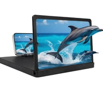 Big Screen Phone Magnifier, 2026 New 3D HD Screen Expander, Movie Screen Amplifier Foldable Phone Stand for Travel, Portable Magnifying Screen for Elderly(10in)