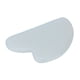 thumbnail image 4 of Tablero Gua Sha, piedra de ópalo blanco, herramienta de masaje raspador en forma de corazón para cara, cuello y cuerpo, 4 of 5