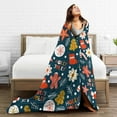 thumbnail image 5 of Kll Fleece Blanket Plush Throw Blanket Holiday Christmas Cookies,Soft Fuzzy Cozy Flannel Blanket For Couch Sofa Bed.(50"X40"), 5 of 9