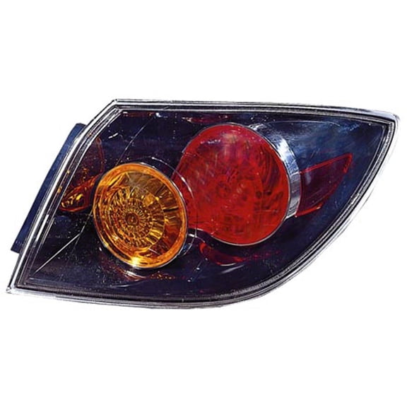 KAI New Standard Replacement Passenger Side Tail Light Lens And Housing, Fits 2004-2006 Mazda 3