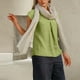 thumbnail image 4 of Vestidos Casuales Para Mujer, Blusas De Mujer De Moda Camiseta de lino holgada de manga corta sin mangas y hasta los hombros para mujer, 4 of 8