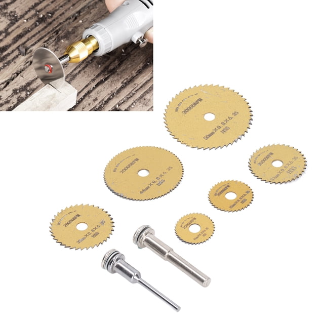 High Speed Steel Circular Saw Blade 8Pcs HSS Cutting Blades Set for Wood Plastic Metal