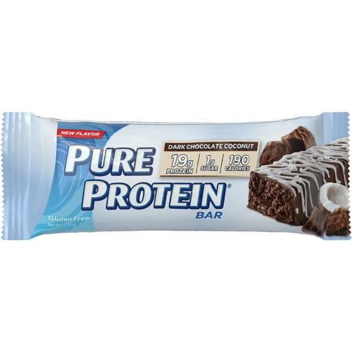 Pure Protein Bar Dark Chocolate Coconut 50 grams 1 Case Protein