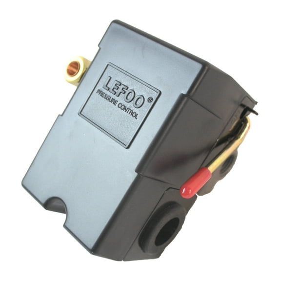 LEFOO Heavy Duty Pressure Switch 95-125PSI Single Port 26AMP with Unloader