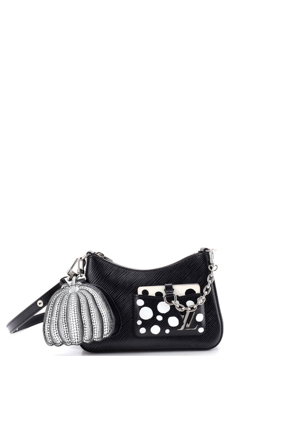 Pre-Owned Marellini Handbag Epi Leather with Yayoi Kusama Infinity Dots Detail By Rebag