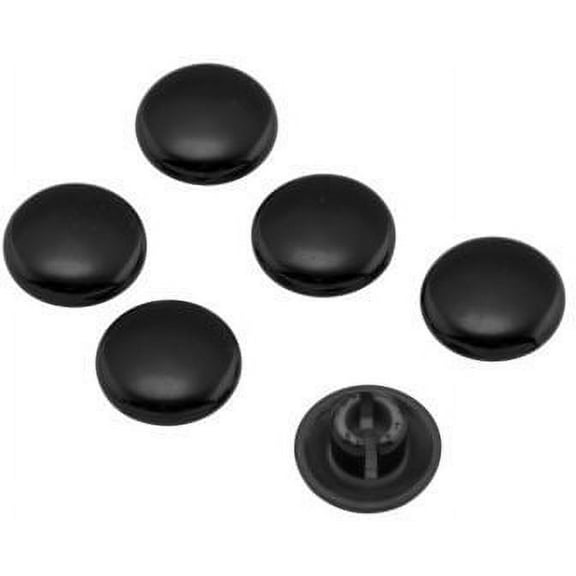 BikeMaster Bolt Caps - 6mm - Black