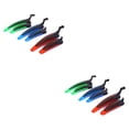 thumbnail image 2 of Yuarrent 1 par de guardabarros delantero y trasero elegante para bicicleta MTB, juego de guardabarros de plástico para bicicleta de montaña, azul negro 2piezas, 2 of 6