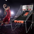 thumbnail image 4 of Juego de Canasta Plegable Costway Máquina de Baloncesto con Soporte y Contador Electrónico, 4 of 7