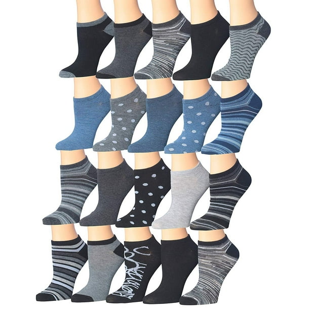 Download Tipi Toe - Tipi Toe Women's 20 Pairs Colorful Patterned ...