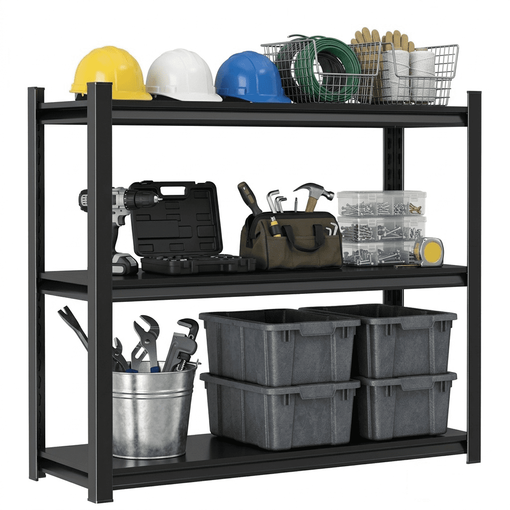 Heavy-Duty Metal Storage Rack 35.43 Inch Width 660 lbs Capacity Adjustable Shelves for Reptile Terrarium Fish Tank