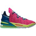 thumbnail image 1 of Nike Mens Shoes Lebron 18 Los Angeles by Night DB8148-600, 1 of 8