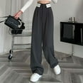 thumbnail image 3 of Women's High Waisted Casual Pants Flowy Loose Wide Leg Trousers Comfortable Stretchy Soft Fabric for Daily Wear and Outdoor Activities, 3 of 8