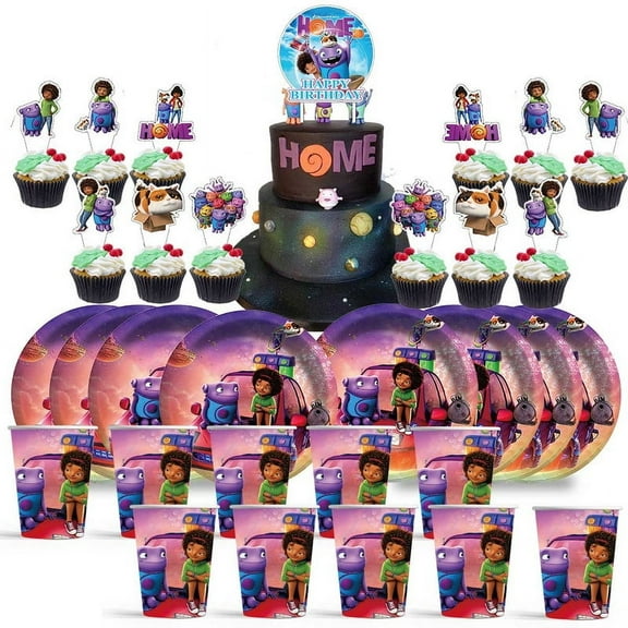 Dreamwork home Birthday Cups Party Supplies Plates Decorations Cake Topper Decor