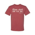 thumbnail image 2 of Wild Bobby, Thou Shall Not Try Me Mood 24:7, Inspirational/Christian, Men Graphic Tee, Vintage Heather Red, 3X-Large, 2 of 4