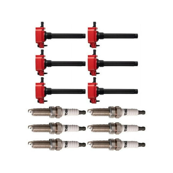 Ignition Coil and Spark Plug Kit 12 Piece - Compatible with 2013 - 2018 Ram 1500 3.6L V6 2014 2015 2016 2017