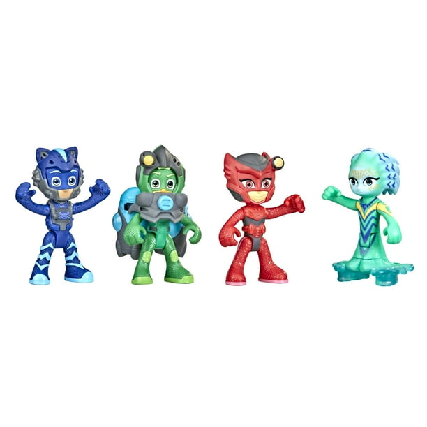 PJ Masks Underwater Heroes Dive Time Mission Action Figure Set, Walmart