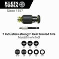thumbnail image 3 of Klein Tools 32308 8-in-1 Adjustable Length Multi-Bit Stubby Screwdriver, 3 of 19