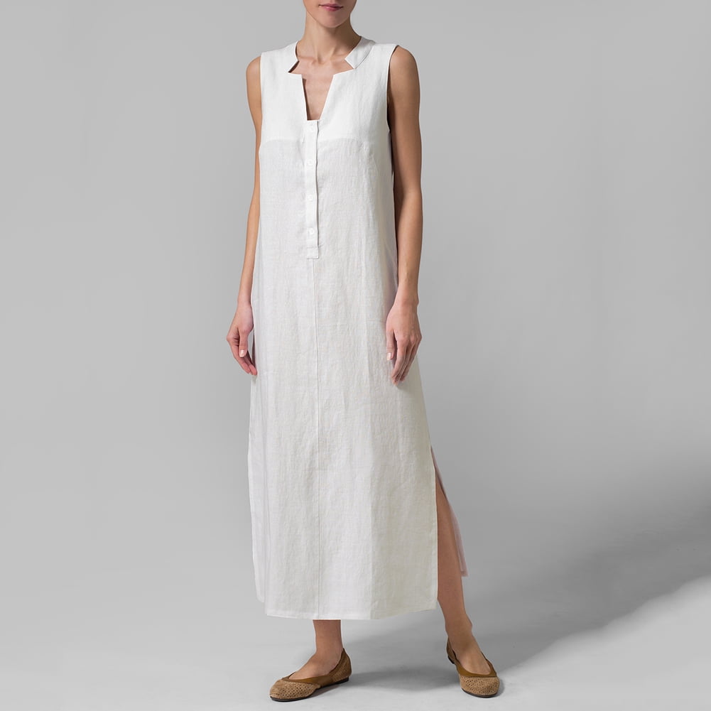 simple cotton long gown