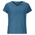 thumbnail image 4 of Sales Today Clearance! Women's Loose Casual Short-Sleeved V-neck Top/Shirt Deals of The Day Clearance!, 4 of 6