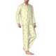 thumbnail image 2 of Fotbe Green Pears Pijama de Hombre con Estampado de Manga Larga, Conjunto de 2 Piezas, Ropa de Dormir Suave y Cómoda con Bolsillos-XX-Large, 2 of 7