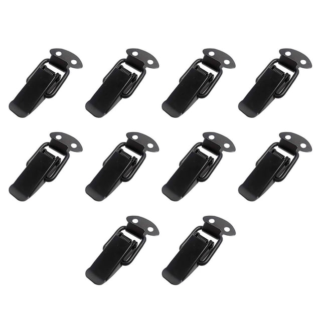 10 Pcs Latch Spring Loaded Clip Box Hinge Snap Closure Crate Lock Spring Lock