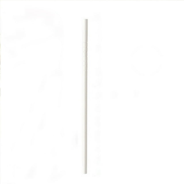 Paper Straws 50 Count Disposable Individual Packaging White 8.27 in Length for Kids Maternity Baby Use