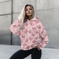 thumbnail image 4 of COEQINE Pullover Casual Wear Oversized Women's Hoodies Sweatshirts Cozy Y2K Soft Loose Long Sleeves Crewneck Fit Lightweight Outfits Sweatshirt Workout Fashion Cute Pig Crewneck, 2XL, 4 of 7