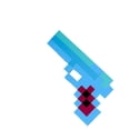 thumbnail image 1 of Minecraft Jouets Périphériques, Jeux, Armes en Mousse, 20cm, 1 of 2