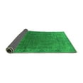 thumbnail image 2 of Ahgly Company Indoor Square Oriental Green Industrial Area Rugs, 5' Square, 2 of 4