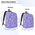 thumbnail image 2 of Yiaed Tennis 1 Print Laptop Backpack Travel Canvas Backpack Vintage Aesthetic Backpack for School Knapsack Plain Backpack Backpack for School-, 2 of 5