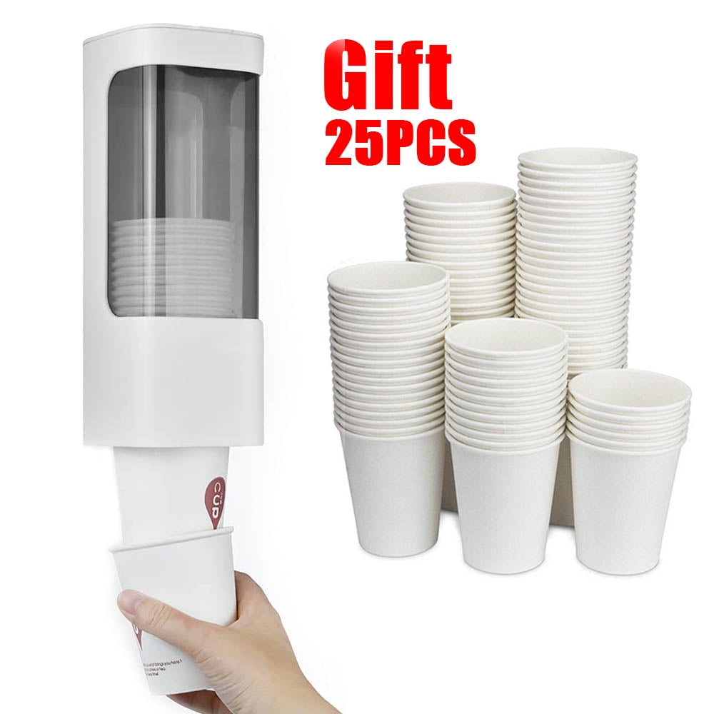 Skycarper Water Cooler Cup Dispenser, Pull Type Cup Holder Fit 3oz