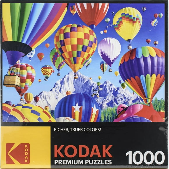 Kodak 1000pc Puzzle - Balloons over the Mountain
