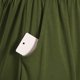 thumbnail image 3 of Dinheiro Vestidos casuales para mujer, sin mangas, de algodón, vestido de playa de verano, línea A, tirantes finos, vestidos de verano con bolsillos, XL, 3 of 4