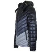 Mens Heavyweight Quilted Hooded Puffer Bubble Jacket (Sizes, S to 2XL)