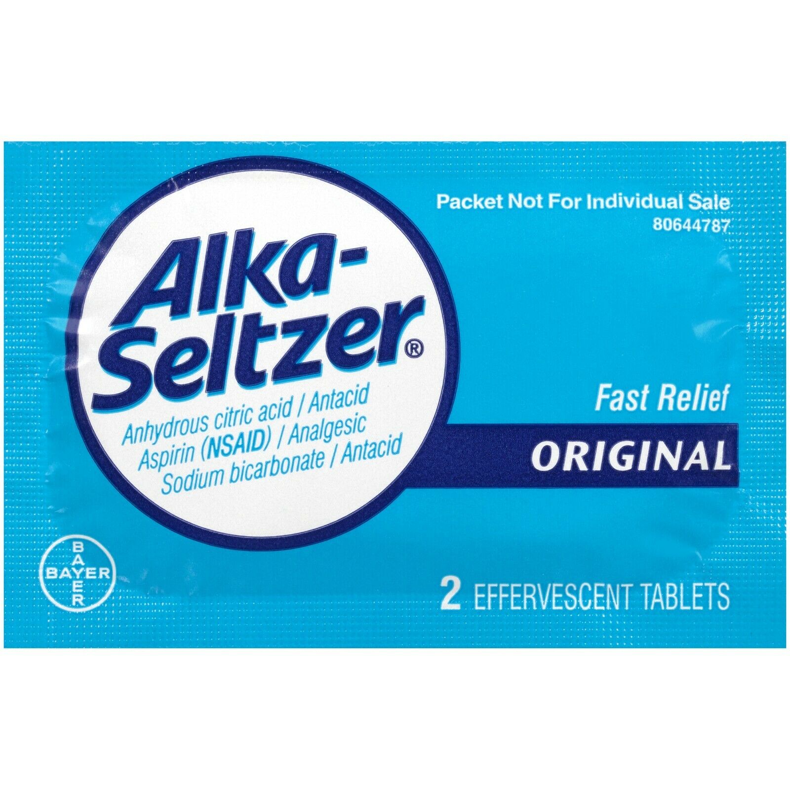 Alka-Seltzer Effervescent Tablets, Original 72 ea (Pack of 4) - image 2 of 6
