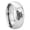 Gray High Polish, variant on Claddagh Design Black High Polish Dome Tungsten Men Ring 10MM