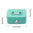 thumbnail image 3 of Compact Key-lock Metal Cash Box With Handle Small Deposit Safe For Home And Office Storage, 3 of 8