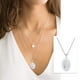 thumbnail image 2 of Collar de plata de ley 925 U7 con la Virgen María y cadena de 50 cm, 2 of 9