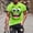 A552 Mint Green, variant on Graphic Tee for Men Crewneck Short Sleeve Casual Novelty Streetwear Regular Fit Happy Smiling Face With Big Eyes Print Soft Lightweight Summer Spring Tops