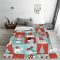 thumbnail image 6 of Throw Blanket for Couch Sofa and Bed, Warm Christmas Memories Super Soft Plush Throw Blanket, Fuzzy Cuteness Comfy Warm Washable Flannel Blanket & Throws for All Season 60"x50", 6 of 7
