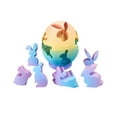 thumbnail image 4 of Fiudx Rompecabezas de Conejito de Pascua, Bonita Decoración Navideña, Materiales Seguros y Duraderos, Divertida Actividad para El Hogar, Decoración para Sala de Estar y Dormitorio, Regalo Ideal de Pa, 4 of 7