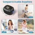 thumbnail image 5 of Zvous Nail Fungus Treatment Device, Toenail Fungus Laser with 940nm Infrared & 500nm Blue Light, Home Antifungal Light Therapy, Easy to Use (BLACK), 5 of 6