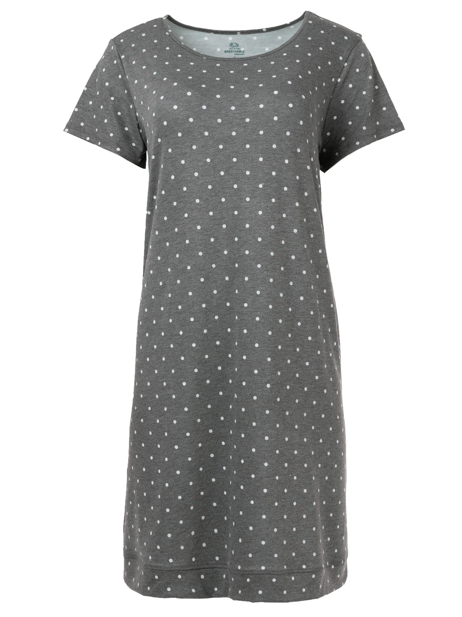 Fruit of the Loom Women's Soft and Breathable Pajama Sleepshirt, Sizes S-5X