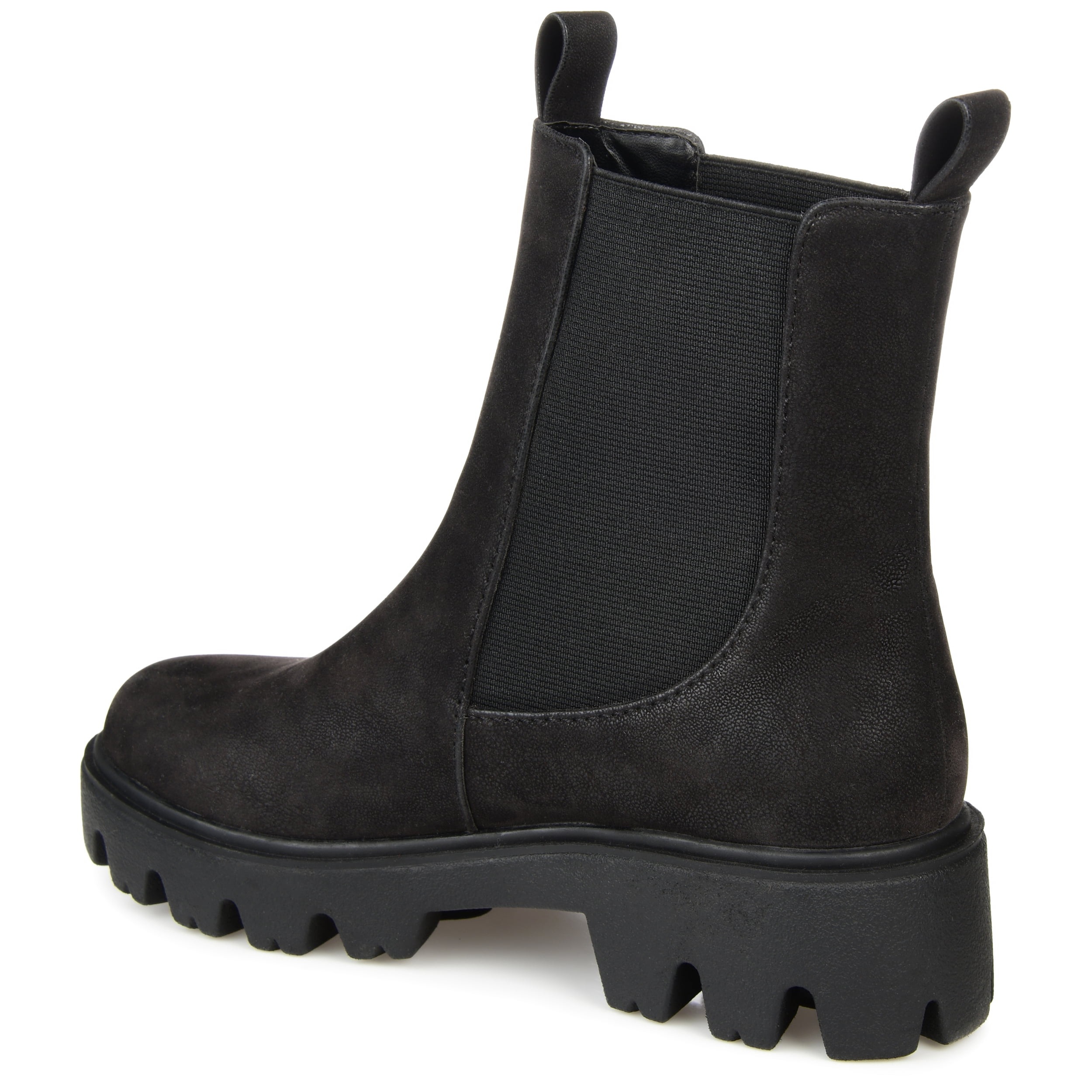 Journee Womens Ivette Pull On Block Heel Booties