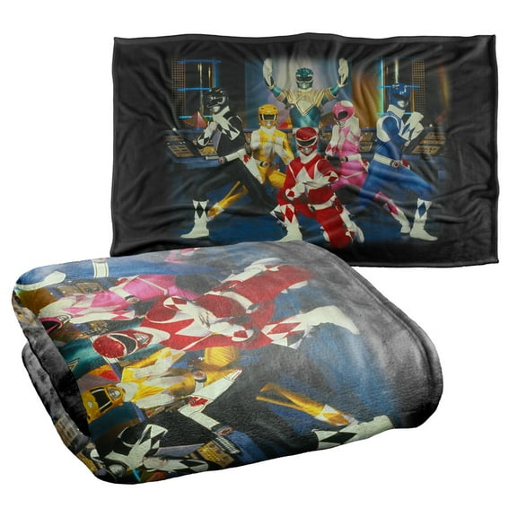 Power Rangers Stance Silky Touch Super Soft Throw Blanket 36" x 58"