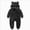A45--Black, variant on 0-3 Months Newborn One-Piece Jumpsuit Newborn Infant Baby Boys Girls Snowsuit Winter Coat Warm Fleece Hooded Footed Romper Jumpsuit Outfits Black Infant Gift