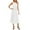 White, variant on Sngxgn Women Sleeveless Deep V Neck Loose Plain Long Maxi Casual Dress(Black,XXL)