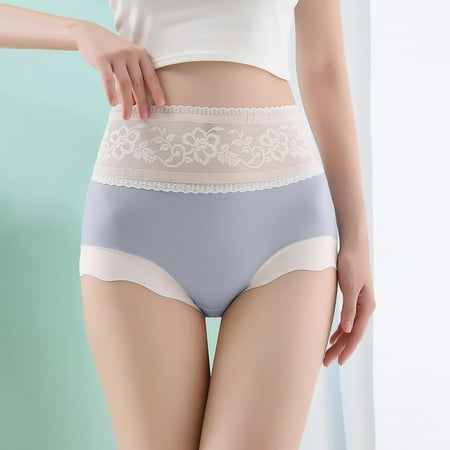 

LEEy-world Lingerie for Women Naughty Women s Fashion Casual Low Waist Underwear Color Striped Briefs Underwear Women Panties Blue